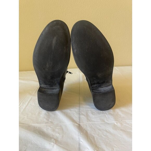 Woman's Boots Steve Madden leather Boot Size 8 zip "True" - Picture 6 of 16